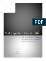 Soil Repellent Finish