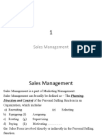 Sales Management