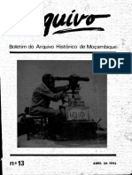 Boletim Do Arquivo Histórico de Moçambique Nº13 - Abril de 1993