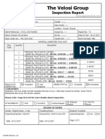 The Velosi Group: Inspection Report