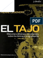 El Tajo - Discurso A Jovenes Est - Pierre Legendre