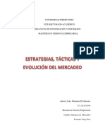 Estratégias, Tácticas y Su Evolución en El Mercadeo