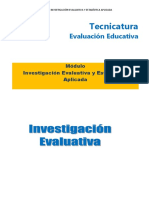 Modulo Investigación Evaluativa