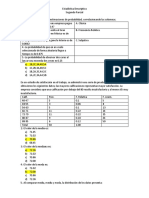 Estadistica Parcial 2 Reactivos