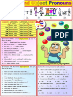 Subject and Oject Pronouns