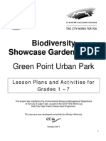 Biodiversity Showcase Garden Lesson Plans+Activities 2011 10