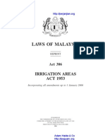 Act 386 Irrigation Areas Act 1953