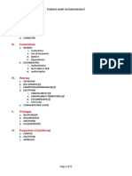 Bar Prep - Outline - Evidence - Short