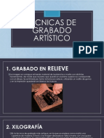 Técnicas de Grabado Artístico