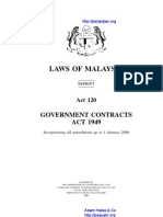 Act 120 Government Contracts Act 1949