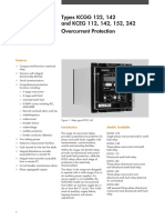 Types KCGG 122, 142 and KCEG 112, 142, 152, 242 Overcurrent Protection