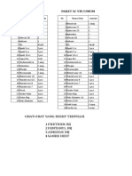 Paket SC Bpjs Paket SC Vip/Umum: Obat-Obat Yang Resep Terpisah 1phetidin Inj 2fentanyl Inj 3anesfar Inj 4sanbe Hest