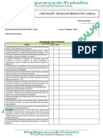 Modelo de Check List - Trabalho em Altura (NR 35) - Blog Segurança Do Trabalho