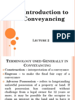 Introduction To Conveyancing - Part 2