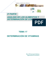 TEMA 17 Vitaminas