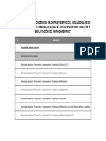 Anexo 1 y 2 - Categorización de Bienes, Obras y Servicios, Incluidos Los de