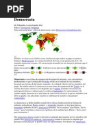 Democracia y Ciudadania