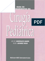 Guia de Procedimientos en Cirugia Pediatrica Montalvo