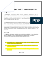 Cómo Determinar Los KPI Correctos para Su Empresa