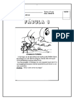 Prova 4º Ano 1º Bimestre Alunos Reforço