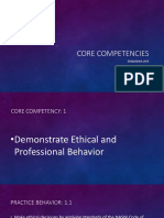 Core Competencies-Field