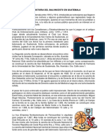 Breve Historia Del Baloncesto en Guatemala