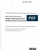 Bs4449 1988 Carbon Steel Bars For The Reinforcement of Concrete