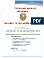 Informe 6 Quimica II