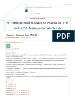 13 Pontos - Esquema Ouro R$12,50 - LotoFacil - Como Ganhar Na Loteria - O Maior Fórum de Loterias Do Brasil