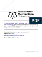 Sentence Similarity Based On Semantic Networks