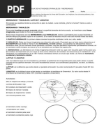 Guia de Actividades Paralelos y Meridianos 3°