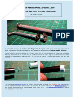MODÉLISME FERROVIAIRE À L'ÉCHELLE HO. Tuyaux Pas Chers Avec... Des Chalumeaux. - Par Hervé Leclère