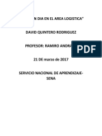 1 Caso Un Día en El Área Logística