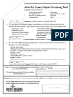 Evaluation For Severe Sepsis Screening Tool For FRHS Pediatrics NLMRD 09.11