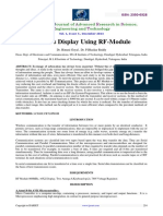 Wireless Display Using RF-Module: Nternational Ournal of Dvanced Esearch in Cience, Ngineering and Echnology