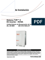 Manual de Instalación de Aire Acondicionado TVR II