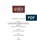 Práctica 10. Diseño y Elaboración de Circuitos Electro-Neumáticos Combinacionales y Secuenciales.