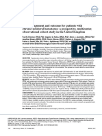 The Management and Outcome For Patients With Chronic Subdural Hematoma: A Prospective, Multicenter, Observational Cohort Study in The United Kingdom