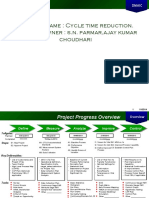 Project Name: Cycle Time Reduction. Project Owner: S.N. Parmar, Ajay Kumar Choudhari