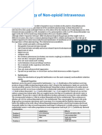 Pharmacology of Non-Opioid Intravenous Anesthetics