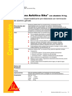 Membrana Asfáltica Sika Con Aluminio 35 KG PDF