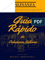 Guia Rápido Da Cidadania Italiana