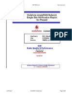 Vodafone Singleran Network Single Site Verification Report For Phase0