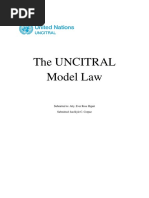 The Uncitral Model Law