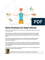 Work Life Balance - PMI WBACVBH