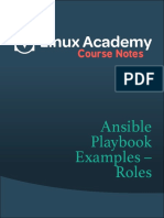 Ansible Playbook Roles 