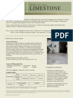 Limestone Material Fact Sheet 022509