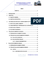 Informe de Patologías en Pavimentos