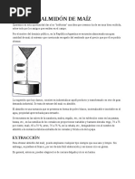 Como Hacer Almidón de Maíz