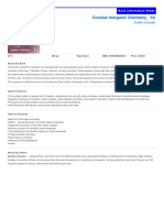 Concise Inorganic Chemistry, 1/e: Book Information Sheet Book Information Sheet